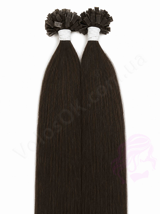 Волосы для горячего наращивания на капсулах, 65 см, прямые, 200 прядей, черно-коричневые (1B) Волосы для горячего наращивания на капсулах, 65 см, прямые, 200 прядей, черно-коричневые (1B)