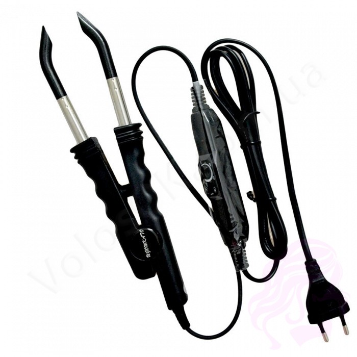 Щипцы для наращивания волос с регулятором (HWT-03-black) Щипцы для наращивания волос с регулятором (HWT-03-black)